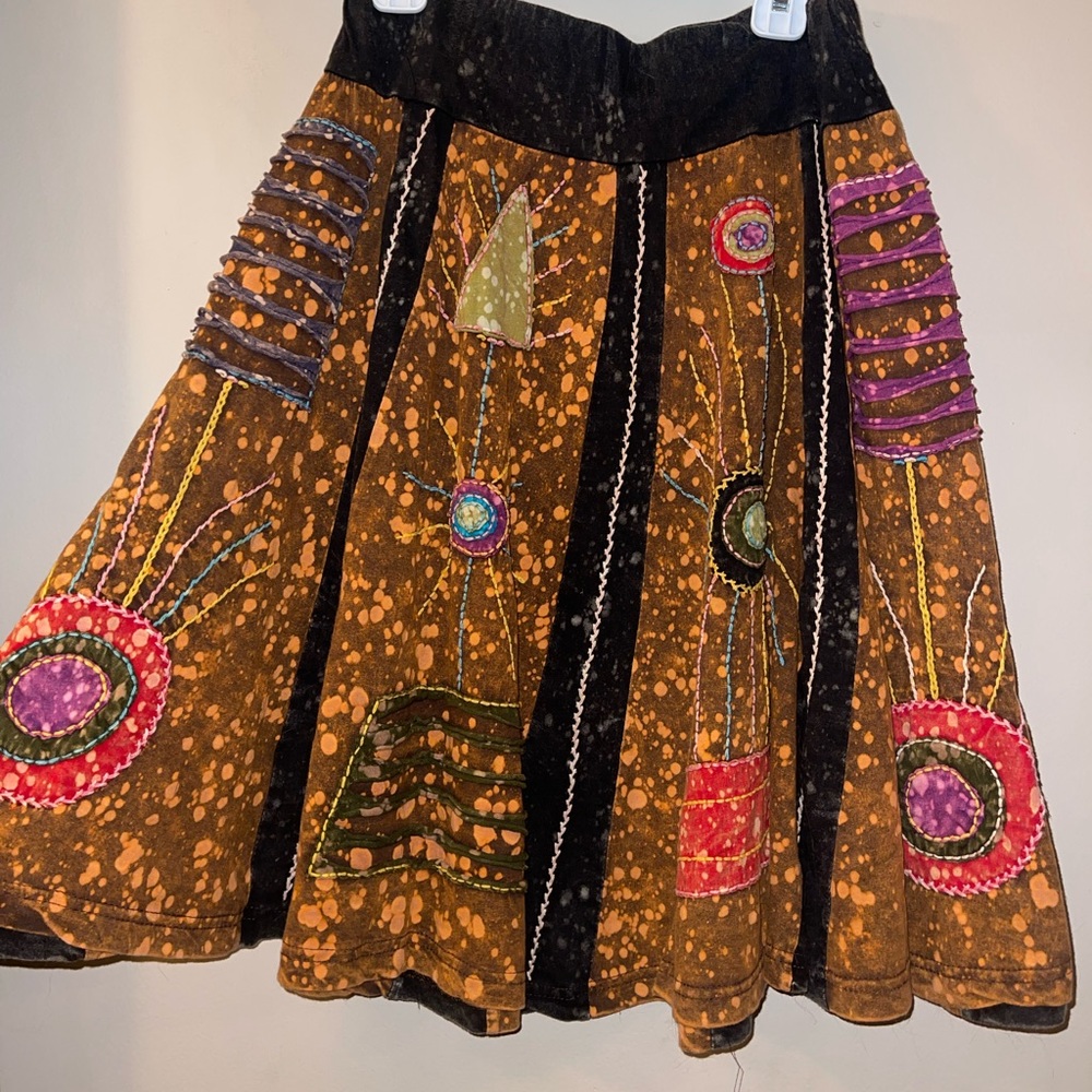 Medium length skirt